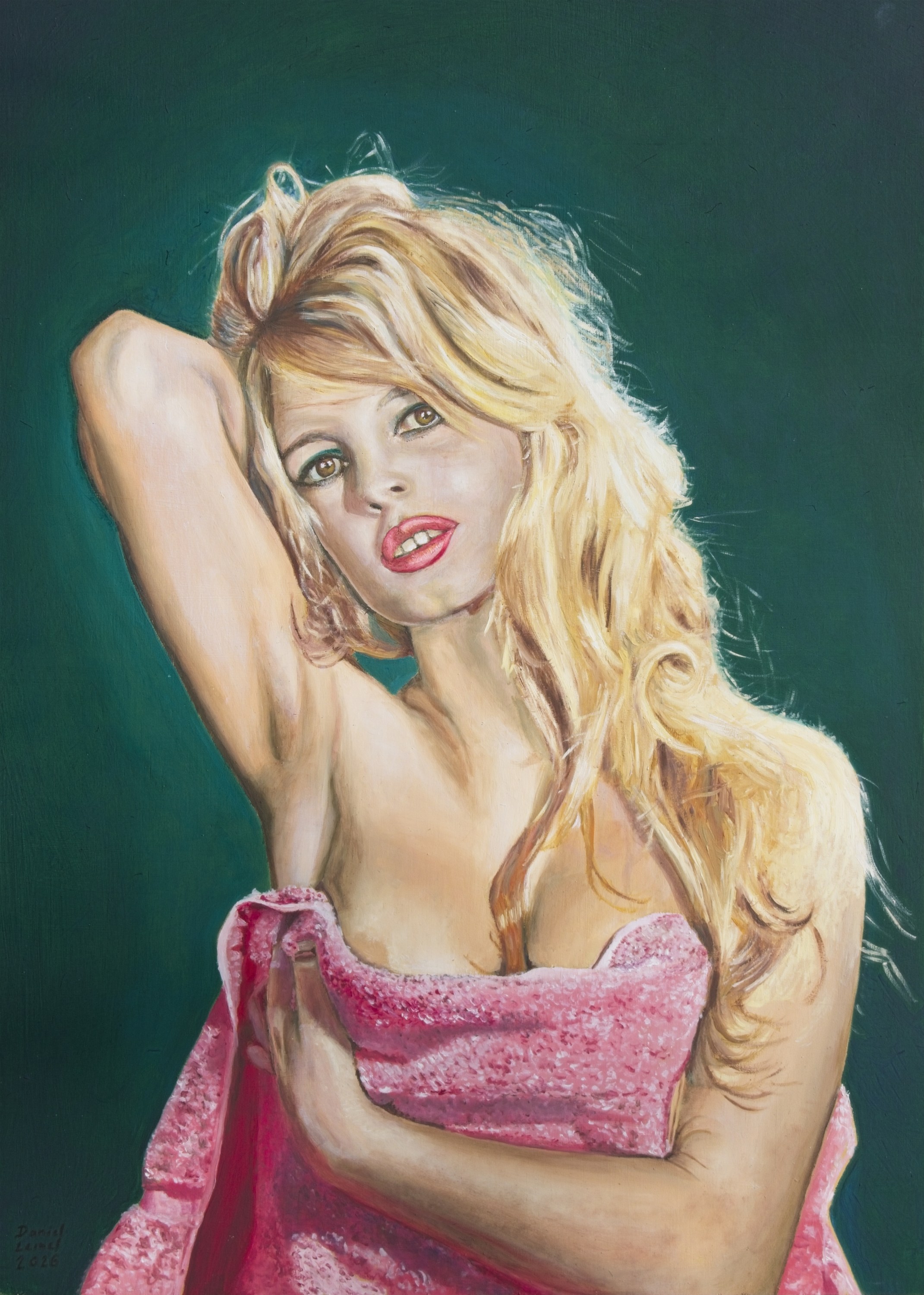Brigitte Bardot d'après photo de Sam Lévin